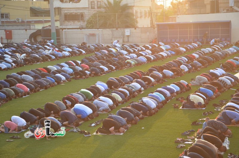 فيديو: المئات من اهالي كفرقاسم يلبون النداء ويشاركون في شعائر وخطبة عيد الأضحى المبارك في المصلى الشرقي ..